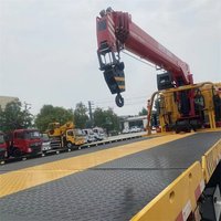 Grue télescopique hydraulique pour camion, système à bras droit de 3 tonnes