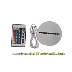 Base de Lámpara LED 3D de Acrílico con Diseño de <span class=keywords><strong>Anime</strong></span>, Base de Luz Nocturna de Mesa, 7 Colores, con Cable USB, Venta al Por Mayor - Product Image 1