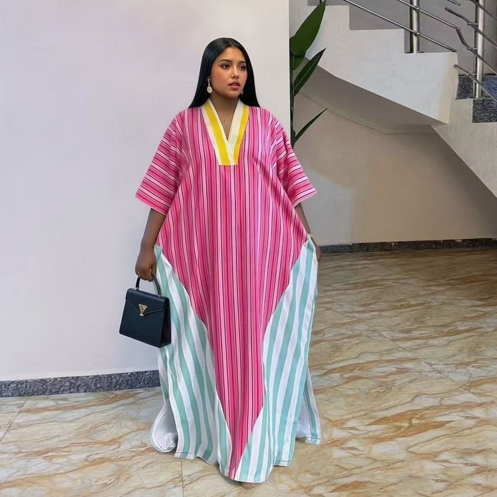 strapless open back dress Stripe Tube Maxi Dress, Mint/Sage – Everyday Chic Boutique main image 1