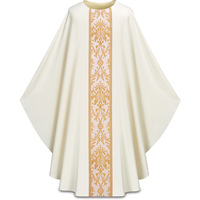 Chasuble de Prêtre, Robe Vintage, Cape, Soutane, Vêtement Liturgique pour Pasteur et Célébrant d'Église, Blanc, Rouge, Vert, Robes Personnalisées d'Halloween 680g