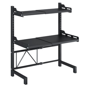 Estante de Almacenamiento para Cocina Sea Shark, Ajustable y Extensible, para Microondas, Arrocera, Organizador de Condimentos, Acero al Carbono, 8 Niveles - Product Image 3