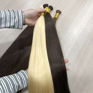 Extensiones de Cabello Humano Virgen Remy Ghrehair, Cabello Natural 100% Sin Procesar - Product Image 2