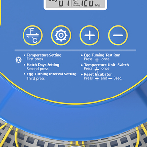 Incubadora <span class=keywords><strong>de</strong></span> <span class=keywords><strong>Huevos</strong></span> Automática en Línea Wonegg, Máquina <span class=keywords><strong>de</strong></span> Incubación con Capacidad para 18 <span class=keywords><strong>Huevos</strong></span>, <span class=keywords><strong>Precio</strong></span> <span class=keywords><strong>de</strong></span> Fábrica, para <span class=keywords><strong>Huevos</strong></span> <span class=keywords><strong>de</strong></span> <span class=keywords><strong>Gallina</strong></span>, Pato y Codorniz, con Sistema <span class=keywords><strong>de</strong></span> Volteo <span class=keywords><strong>de</strong></span> <span class=keywords><strong>Huevos</strong></span> - Product Image 4