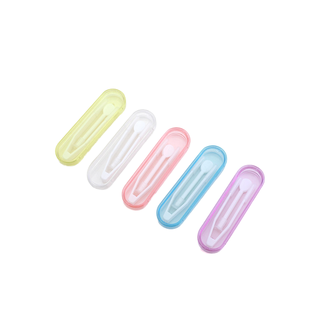 Koncci Manufacturer C-001 Silicone Contact Lens Tweezers Plastic Picking Tool for Wearing Contact Lens Applicator