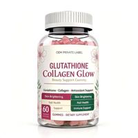 Vente Flash : 60 Gommes de Collagène au Glutathion avec Vitamines pour la Santé de la Peau