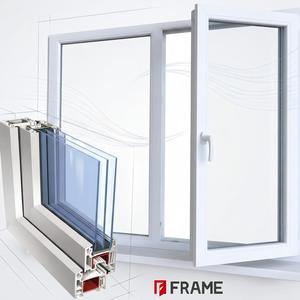 Fenêtre UPVC à haute efficacité énergétique avec volet roulant électrique intégré en option, <span class=keywords><strong>vitrage</strong></span> insonorisé, grille de quincaillerie personnalisée - Product Image 2