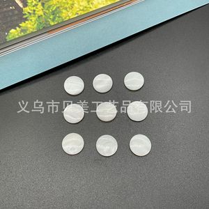 Beimei eau douce naturelle, perles rondes en vrac, patch blanc à fond plat, bijoux de bricolage, boucles d'oreilles et accessoires - Product Image 6