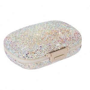 กล่องเก็บยาพลาสติกสีชมพูสดใส พร้อมกล่องใส่ยาแบบพกพาสะดวก - Product Image 3