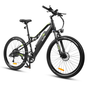 Bicicleta eléctrica de suspensión completa, marco de aleación de aluminio de 27,5 pulgadas, bicicleta de montaña Ruihe A7 con freno de disco hidráulico, bicicleta eléctrica - Product Image 4