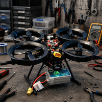 Baterai LiPo Drone 22.2V 6S 5C Discharge 500+ Siklus Bersertifikasi MSDS UN38.3 Baterai UAV Energi Tinggi