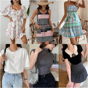 Nueva Colección 2026, Venta al Por Mayor de Faldas Elegantes de Algodón para Mujer, Estilo Casual, Envío Aleatorio, Liquidación con Gran <span class=keywords><strong>Descuento</strong></span> - Product Image 2