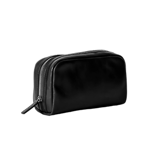 Neceser de cuero Vintage de gran capacidad para mujer, Neceser de maquillaje de moda de lujo Unisex, al por mayor - Product Image 1