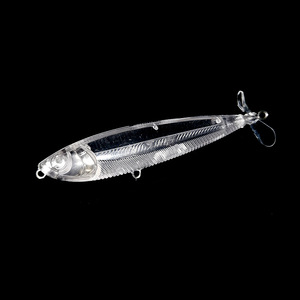 Nuevo señuelo artificial japonés de 10 cm/10 g de ABS, tipo lápiz <span class=keywords><strong>YO</strong></span>-<span class=keywords><strong>ZURI</strong></span> Double Leaf Tractor con cuerpo transparente. - Product Image 2
