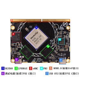 Android 12 Linux rk3588 rk3576 rk3568 ban phát triển Kit với 4GB DDR4 32GB eMMC với dual-band Wifi cho ai cạnh máy tính - Product Image 2