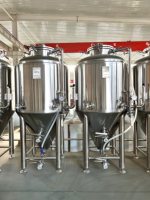 Fût de Fermentation Conique 120L Économique pour la Fabrication de Bière |   Équipement de Fermentation de Brasserie en Acier Inoxydable