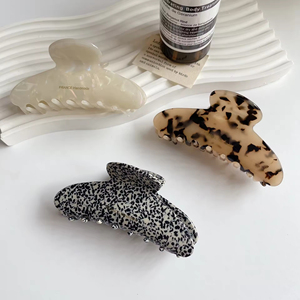 Pinzas de pelo personalizadas de gran tamaño, de acetato con efecto de caparazón de tortuga, accesorios de lujo para el cabello para mujeres, para uso diario, fiestas y bodas. - Product Image 5