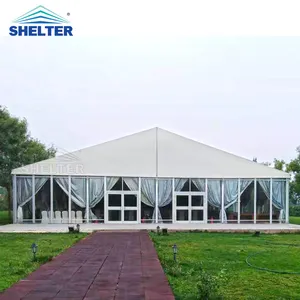 Outdoor 20x40 Commercial Exhibition Canopy Venue Restaurant Party Marquee Wedding Event Tents For 100 150 People Tent For Events