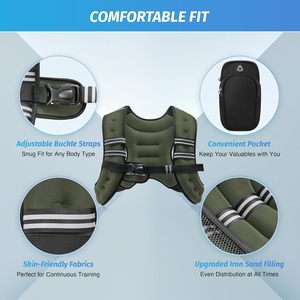 Hot Selling Customizable Neoprene Chest <strong>Weight</strong> <strong>Vest</strong> Adjustable Running <strong>Exercise</strong> Fitness Training Gear - Product Image 2