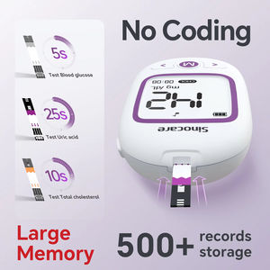 Sinocare 3 in 1 Automatic Blood Glucose Meter Diabetes <strong>Test</strong> Blood Sugar Monitor Total <strong>Cholesterol</strong> Uric Acid Glucose - Product Image 2