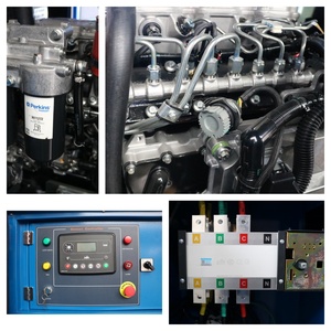 Generador Eléctrico Diésel Silencioso con Garantía Mundial de 80kw, 150kw, 200kW, 250kVA, 300kVA, 400kVA, con Arranque Automático - Product Image 4