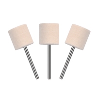 Pointe de polissage en feutre de laine lisse montée pour le traitement des résidus de moulage sous pression et des micro-rayures, outil de finition de surface brillante OEM OBM