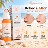 Spray solaire SPF 50+ PA++++ à large spectre, hydratant et léger, protection solaire UVA UVB pour le visage et le corps, marque privée