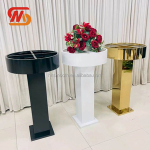 SMOOTH Tall Metal Flower Stand Gold White Black Wedding <b>Decoration</b> <b>Party</b> Decor Flower Rack Stand - Product Image 2