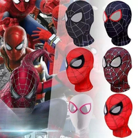 Casques de cosplay Spider-Man pour adultes et enfants, masques de super-héros pour les fêtes d'Halloween, de Noël et de Pâques - Matériel en polyester