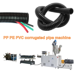 Tube ondulé isolant en PP/PE, conduit flexible monocouche de 40 mm, équipement de machine d'extrusion de tuyaux ondulés - Product Image 1