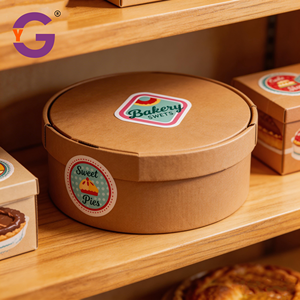 Pegatinas personalizadas troqueladas de vinilo impermeables para decoración de empaques de panadería, productos horneados, sellos de regalo, pegatinas personalizadas para alimentos. - Product Image 4