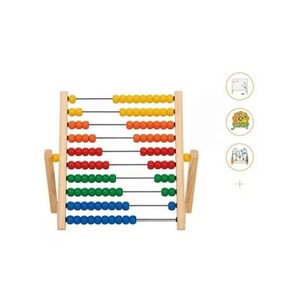 Cheap <strong>Wooden</strong> <strong>rainbow</strong> Colorful Montessory Abacus Rack Math Game Tool Educational Preschool Baby Kids Children <strong>Toys</strong> - Product Image 2