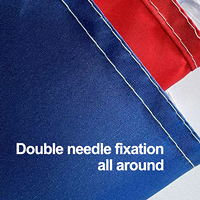 Logo personnalisé bannière produit promotionnel 48h livraison rapide 3x5ft 100% polyester extérieur décoratif personnalisé indiens fumée drapeau