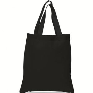 Sacs fourre-tout en toile de coton réutilisables et écologiques avec logo personnalisé imprimé, sac fourre-tout 100% toile de coton pour femmes, sac fourre-tout en toile - Product Image 6