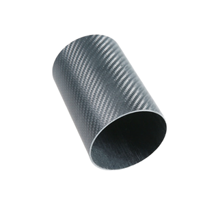 Fibra de Carbono 3k Estándar y Personalizada, Acabado Brillante y Mate, Fieltro de Carbono, Diámetro de 4~100 mm, Portador de Activador Químico Negro - Product Image 6