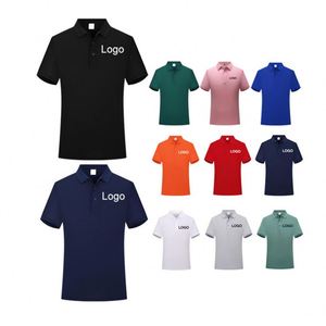 Broderie 100% polyester, t-shirt de golf pour homme avec logo personnalisé, impression, polos pour homme grande taille - Product Image 1
