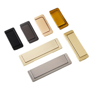 Lideshi Concealed Cabinet Handle Rectangle Die Casting Easy Installation For Furniture Drawer Door - Product Image 3