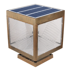 Lámparas Solares de Poste HDH Huidahong, 5W LED, Impermeables, para Jardín, Villa, Puerta - Product Image 1