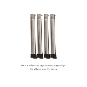 Pieds de support extensibles en acier inoxydable et en acier au carbone LULING d'origine pour poêles à bois d'extérieur - Product Image 4