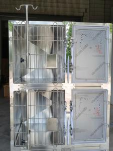 Villa <span class=keywords><strong>pour</strong></span> chat facile à assembler - Design de <span class=keywords><strong>porte</strong></span> en acrylique, cage <span class=keywords><strong>pour</strong></span> chat élégante et pratique - Product Image 1