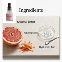 Sérum à la vitamine C en marque privée, soin de la peau toute la journée, anti-rides, éliminateur de taches brunes, sérum éclaircissant pour peau noire