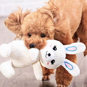 Jouet à mâcher pour chien, lapin en peluche, nettoyage des dents, pour petits chiens, jouets pour animaux de compagnie - Product Image 1