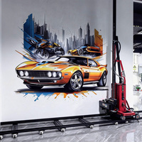 Imprimante à jet d'encre UV automatique 3D haute définition Friankor MK02 I1600/DX7 2880 Résolution pour impression murale intérieure/extérieure