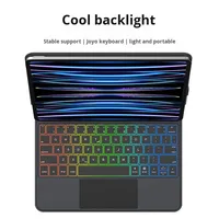 Keyboard Smart Linker RGB Backlit untuk iPad Tablet Notebook & Laptop Pengisian Daya Kontak Pin Digunakan dengan Keyboard Magnetik USB Magic