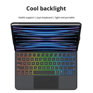 Teclado retroiluminado RGB Smart Linker para iPad Tablet Notebook y Laptop Pin Contacto Carga utilizada con teclado mágico magnético USB - Product Image 4