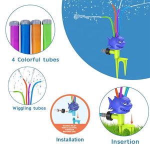 Mejor SportGarden al aire libre Rotary Water Play Water Spraying Toy BackYard Fun Wacky Wiggles Water Sprinkler Toy para niños - Product Image 4