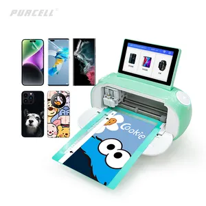 Purcell Mesin hidrogel pelindung layar Mesin seluler stiker Film belakang Mesin pemotong kulit ponsel pintar