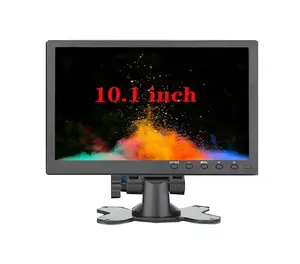 10.1 "นิ้วจอรถที่มี HD และ MI VGA AV BNC อินพุตสำหรับทีวีเครื่องคอมพิวเตอร์จอแสดงผล LCD หน้าจอสีรถกล้องสำรองระบบรักษาความปลอดภัยบ้าน