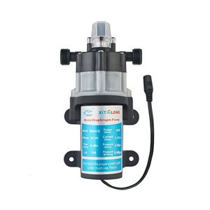 Pompe à eau auto-amorçante 80W DC 12V à faible bruit, démarrage et arrêt automatiques, micro-pompe à diaphragme pour maison et camping-car - Product Image 1