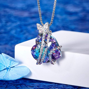 Collar de mariposa de amor de moda, exquisito colgante de corazón para mujer y niña, día de la madre, regalo de aniversario, joyería de San Valentín - Product Image 2