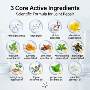 Parche Herbal de Glucosamina, Condroitina y Calcio - Parches de Moxibustión Elásticos de Cuatro Lados para Cuerpo Completo, Cintura, Cuello y Articulaciones de Rodilla - Product Image 2